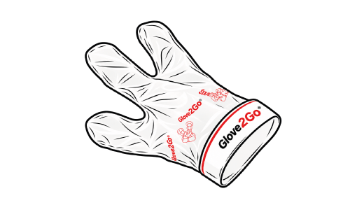 Three-finger glove icon.